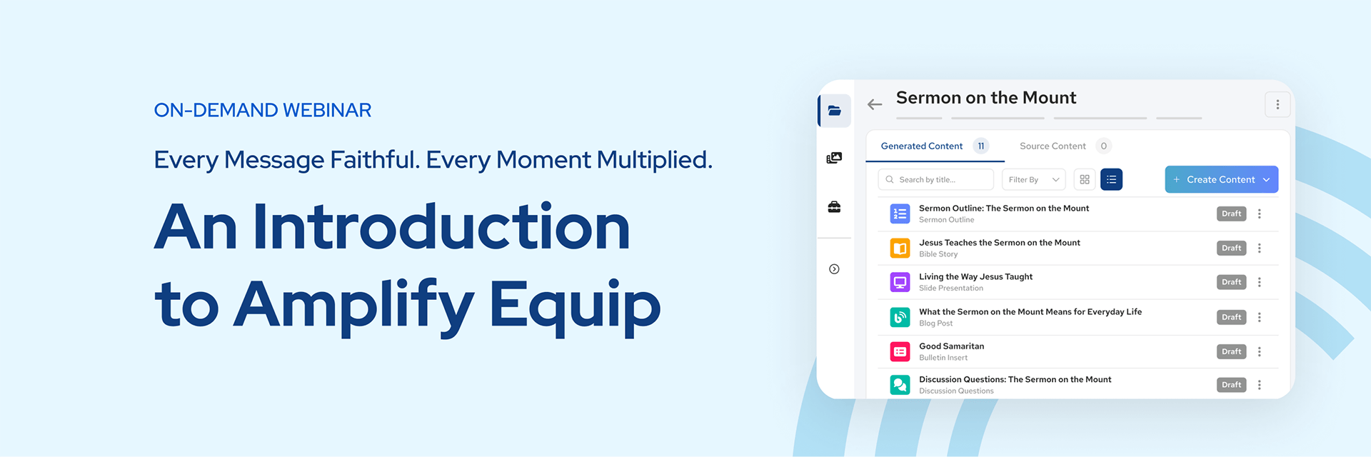 Equip Webinar - On-Demand